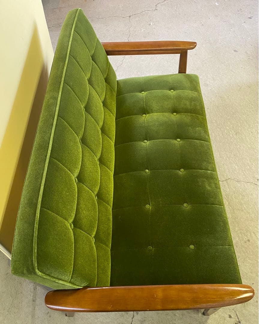 karimoku カリモク 60 kチェア モケットグリーン 2シーター