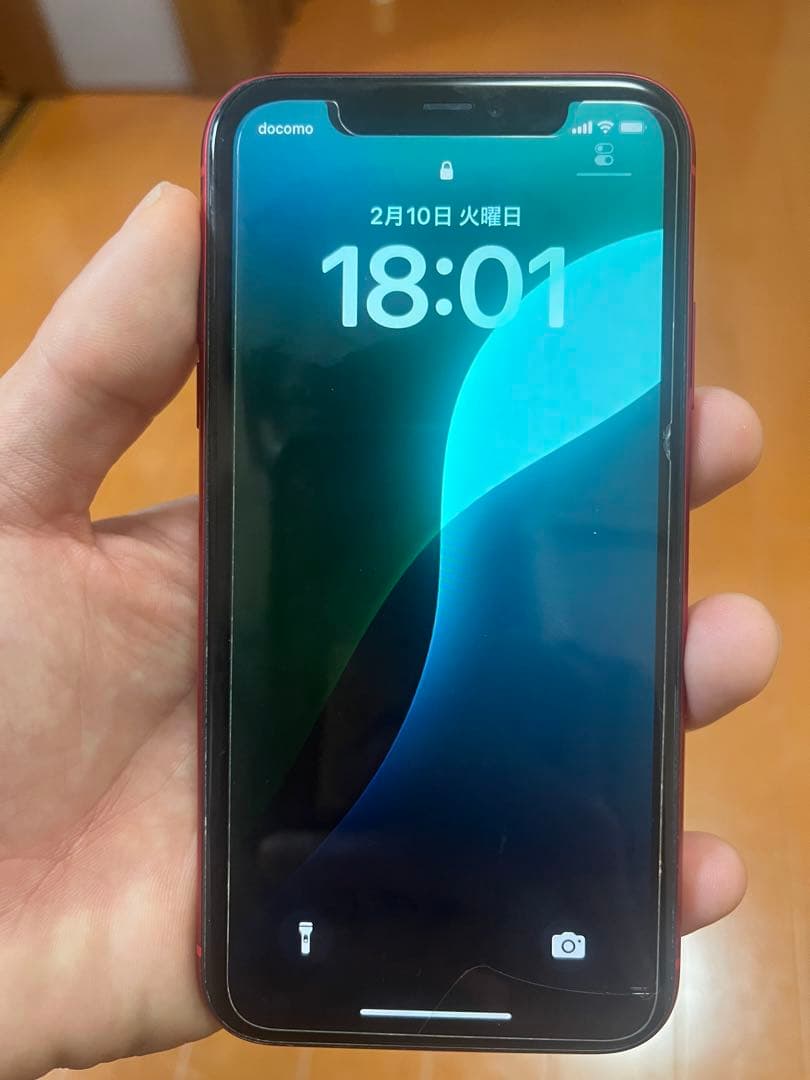 iPhone11 64GB レッド SIMフリー 美品　初期化済バッテリー84%