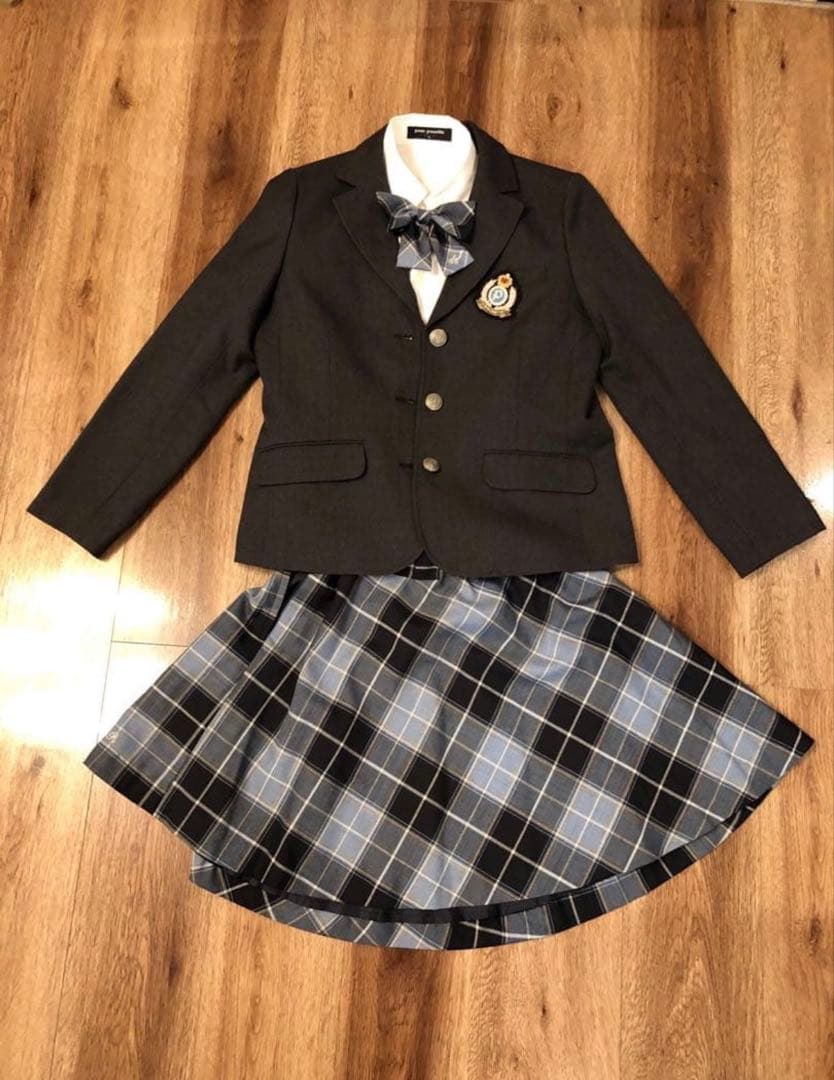 ポンポネットジュニア　卒服4点セット　フォーマルスーツ　150