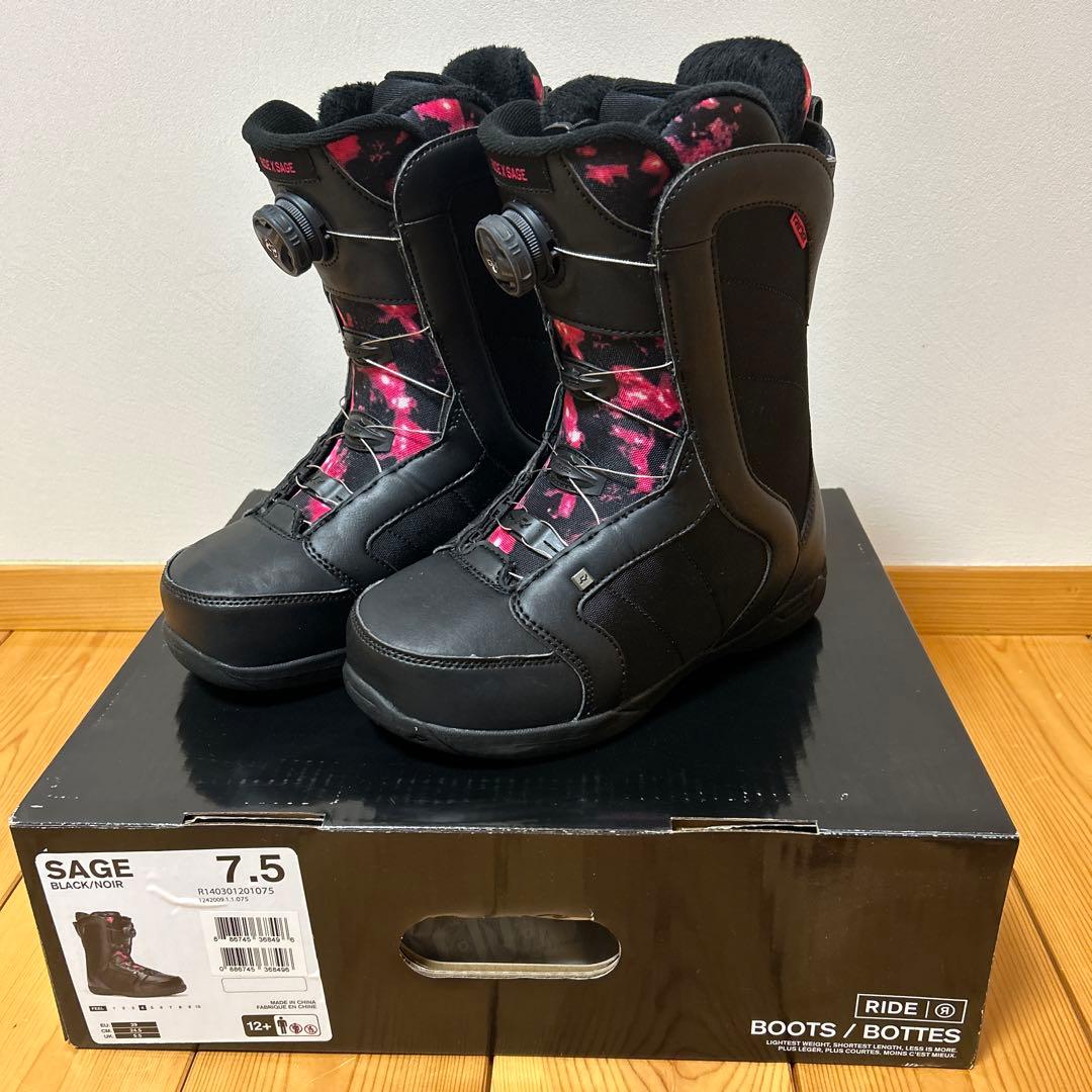 RIDE X SAGE スノーボードブーツ BOAシステム 24.5cm 美品
