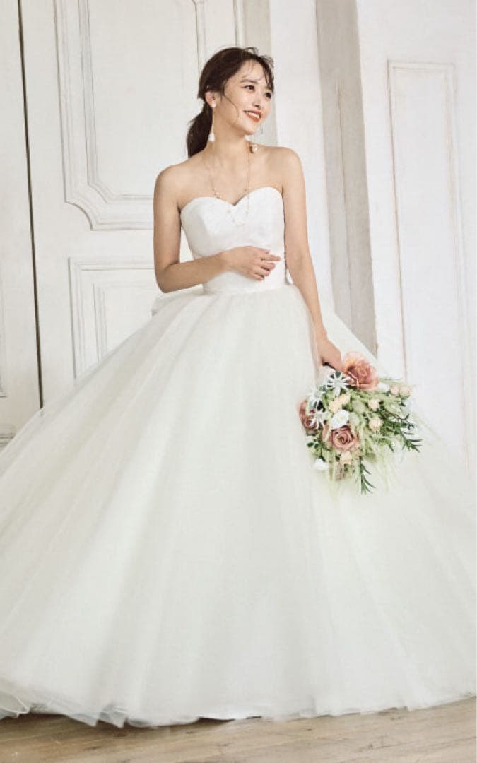 2/14までお値下げ中Aライン ウェディングドレス ワタベウェディング