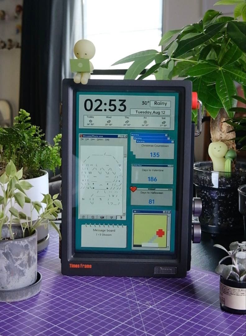 Divoom Times Frame デジタルフォトフレーム black