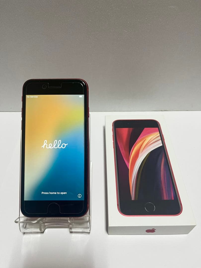 iPhone SE 第2世代 64GB レッド SIMフリー 初期化済 箱あり