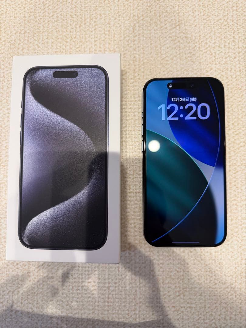 Apple iPhone 15 Pro ブルーチタニウム 本体 258GB