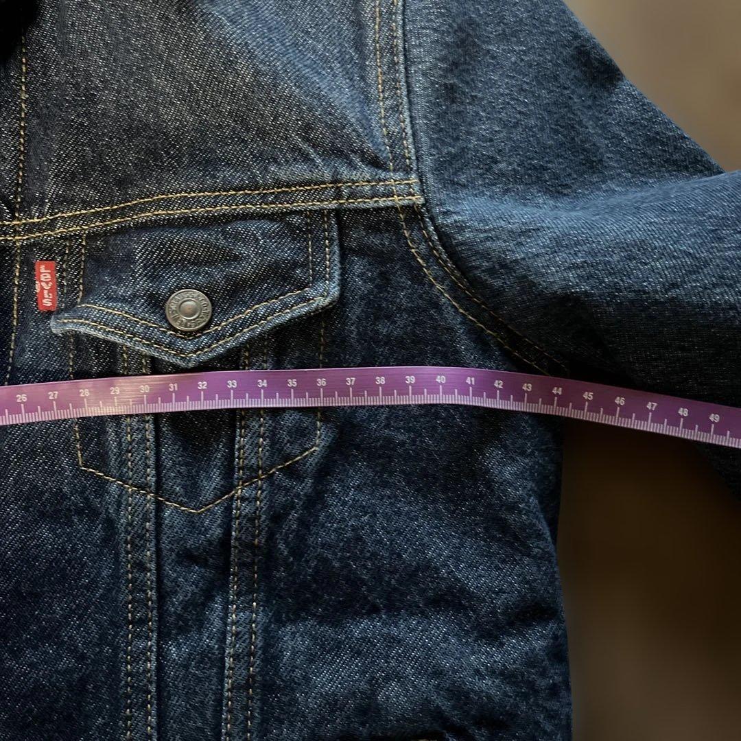 ちゅーたろう　美品Levi's★ボア襟付きデニムジャケット サイズXS-S