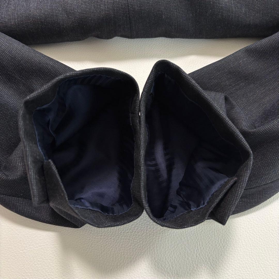 バーバリー スーツ セットアップ Lサイズ チェック柄 ネイビー