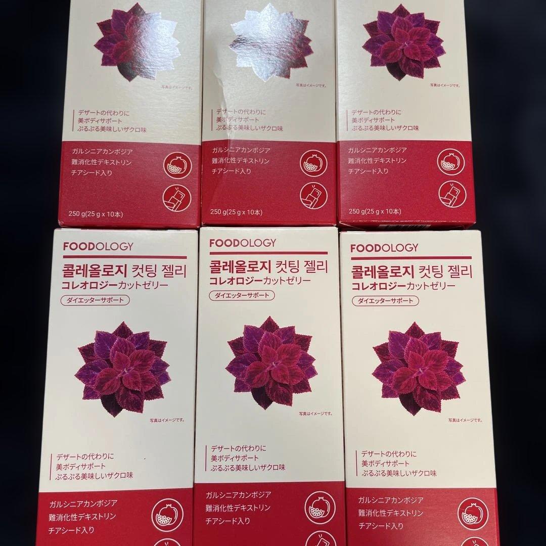 箱のまま発送！FOODOLOGY コレオロジーカットゼリー10本×6箱セット