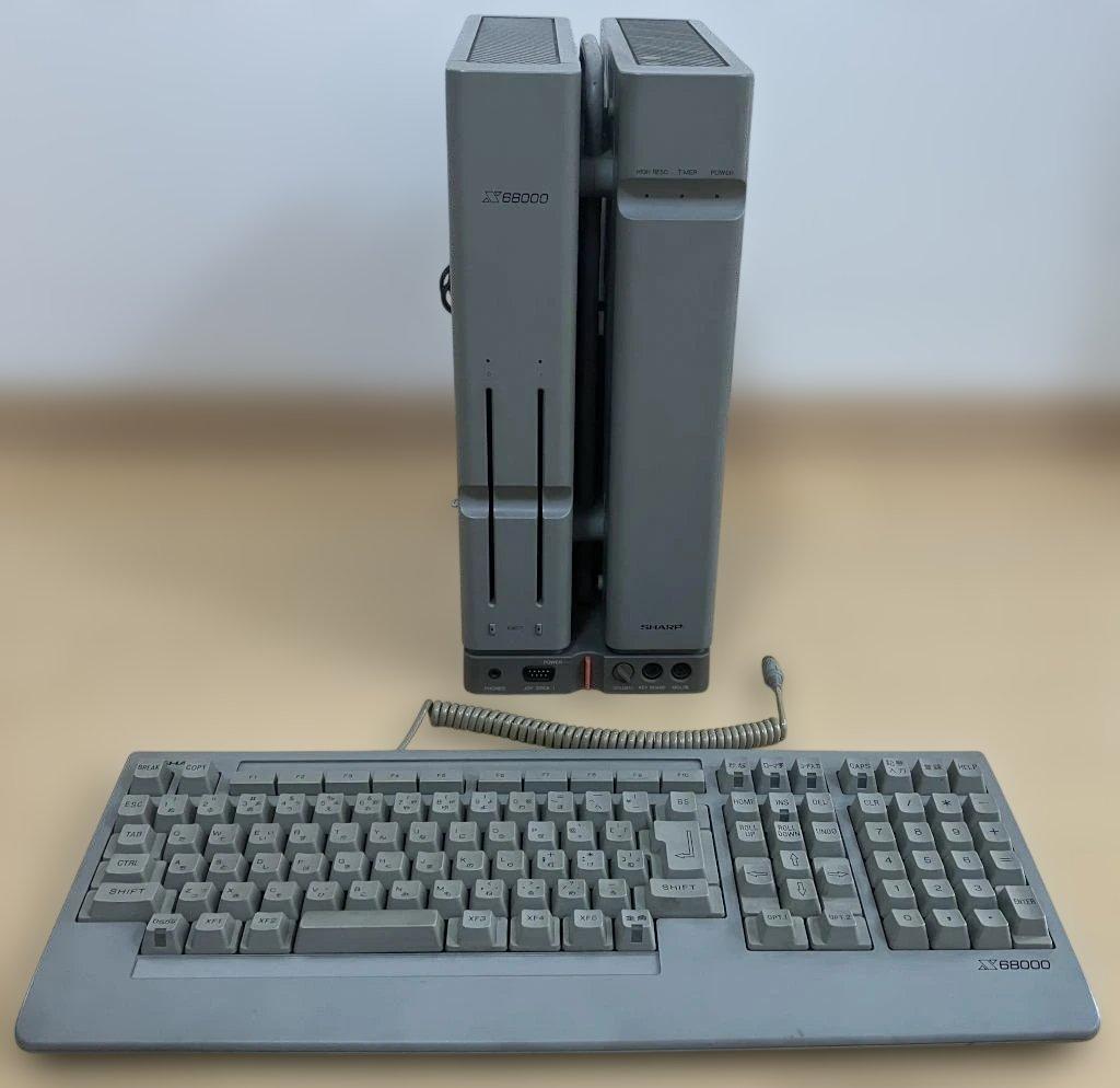 SHARP X68000 CZ-600CE＋キーボード・セット　ジャンク
