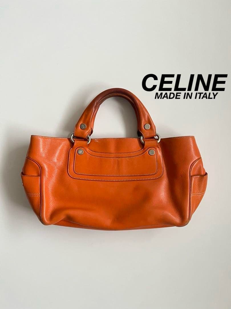 バッグ CELINE TRIOMPHE LEATHER BOOGIE HAND BAG