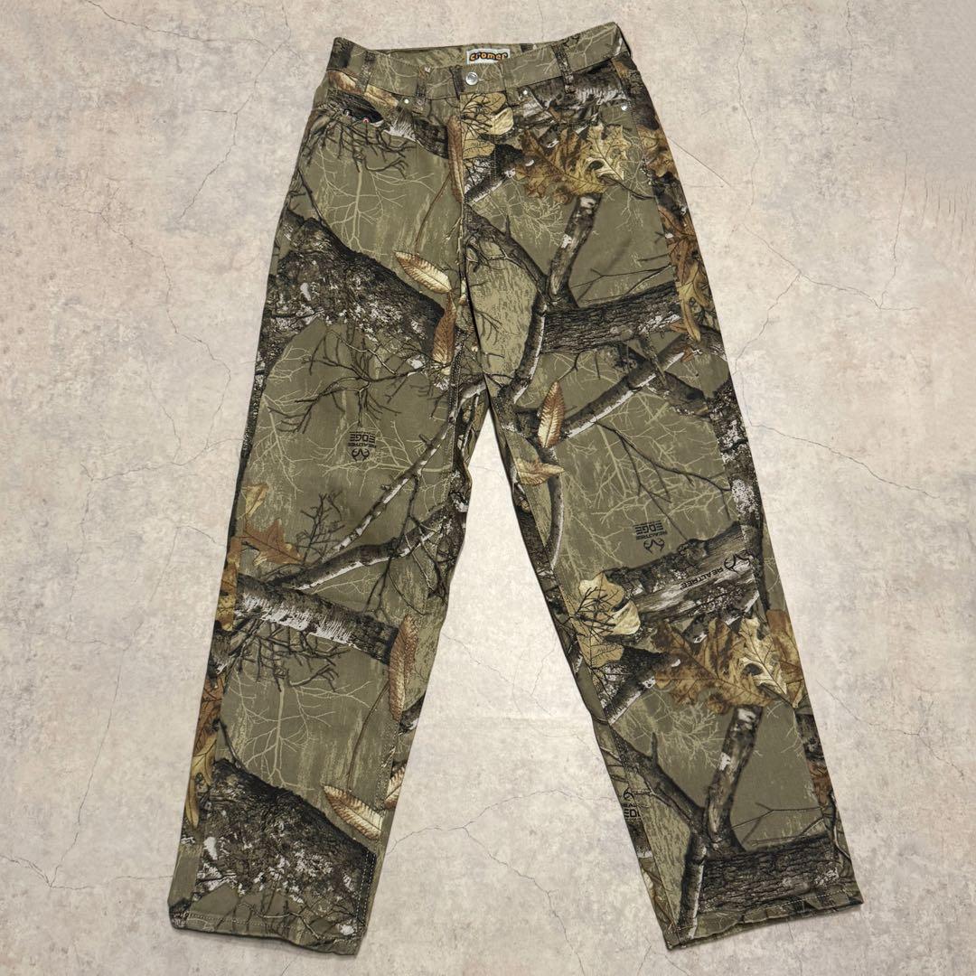 【試着のみ】HUF X REALTREE CROMER PANT 28