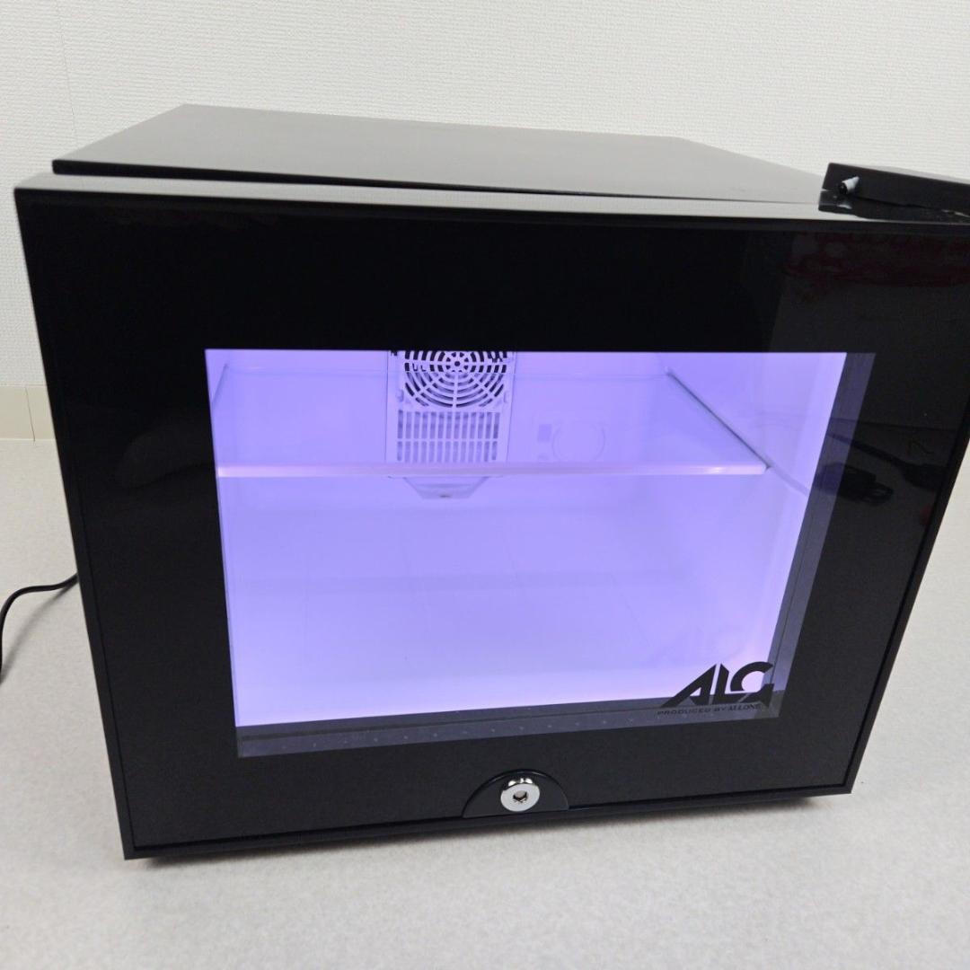ゲーミング冷蔵庫 20L LED内蔵 リモコン・鍵付 小型 ALG　アローン