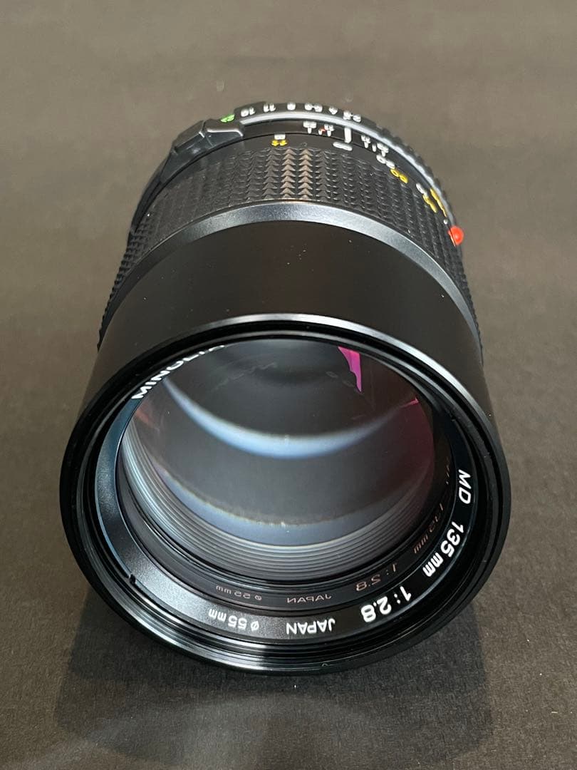 Minolta MDレンズ　135mmF2.8美品ケース付き