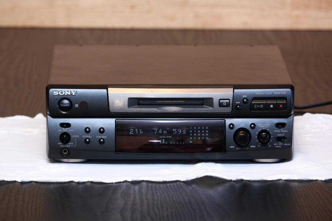SONY MDS-S38 MDデッキ　MDプレイヤー/レコーダー　日本製　完動品