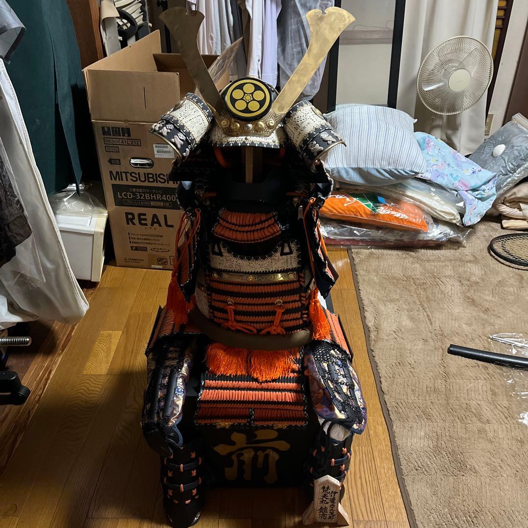 等身大鎧兜、五月人形、兜、稚児鎧兜、着用鎧兜