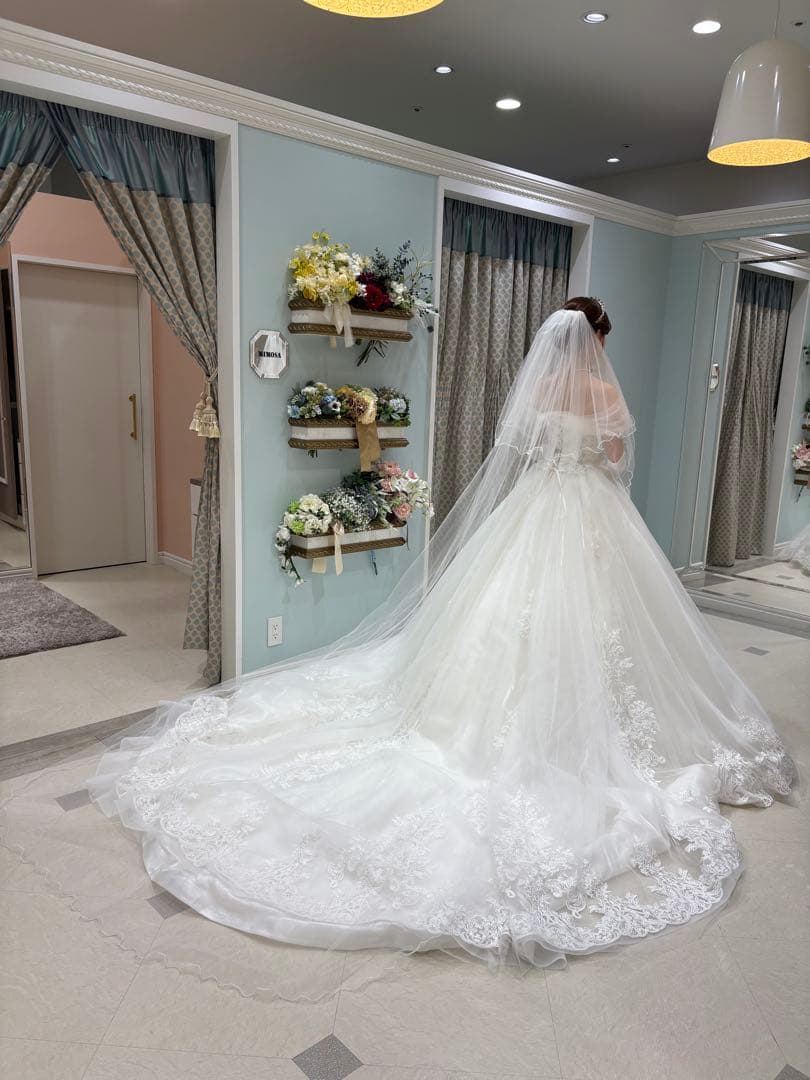 期間限定お値下げ【美品】ウエディング ベール (ブライダルミュー)