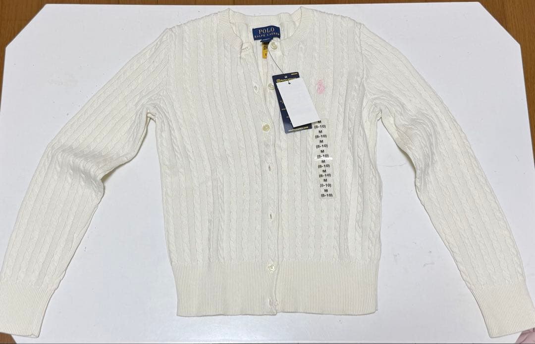 ラルフローレン　コットンカーディガン