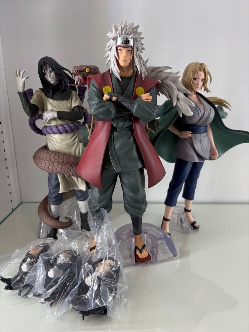 一番くじ NARUTO ナルト　伝説の三忍　自来也　綱手　大蛇丸　3体セット