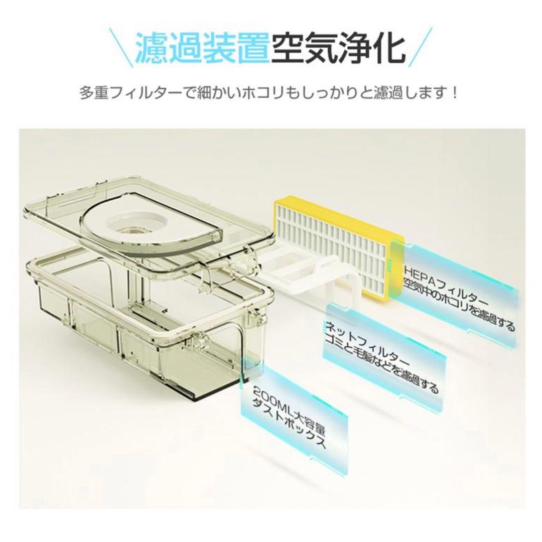 新品未使用　ロボット掃除機 吸引力　簡単操作　お手入れ楽