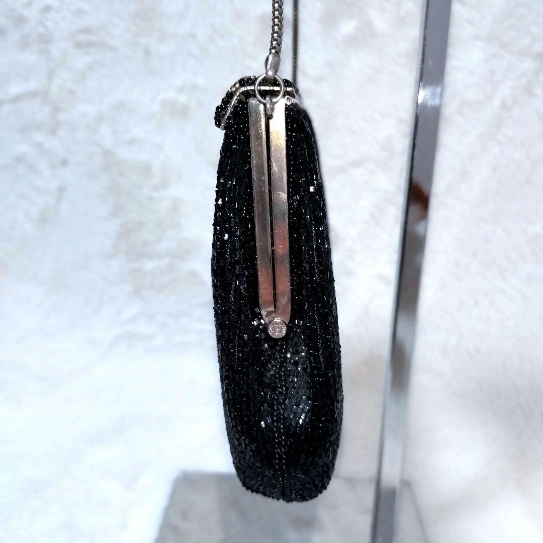 ✨️希少 皇室御用達 ヴィンテージ はしもと ビーズバッグ パーティーバッグ