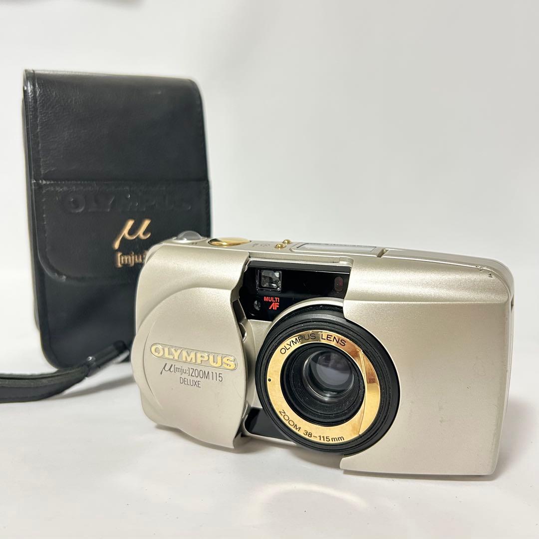 【完動美品】OLYMPUS μ ZOOM 115 DELUXE フィルムカメラ