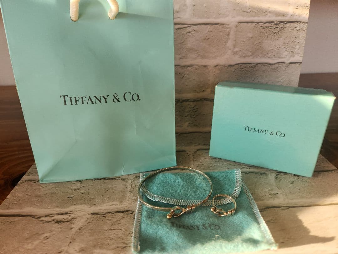 ティファニーシルバー　ゴールド　バングル&リング