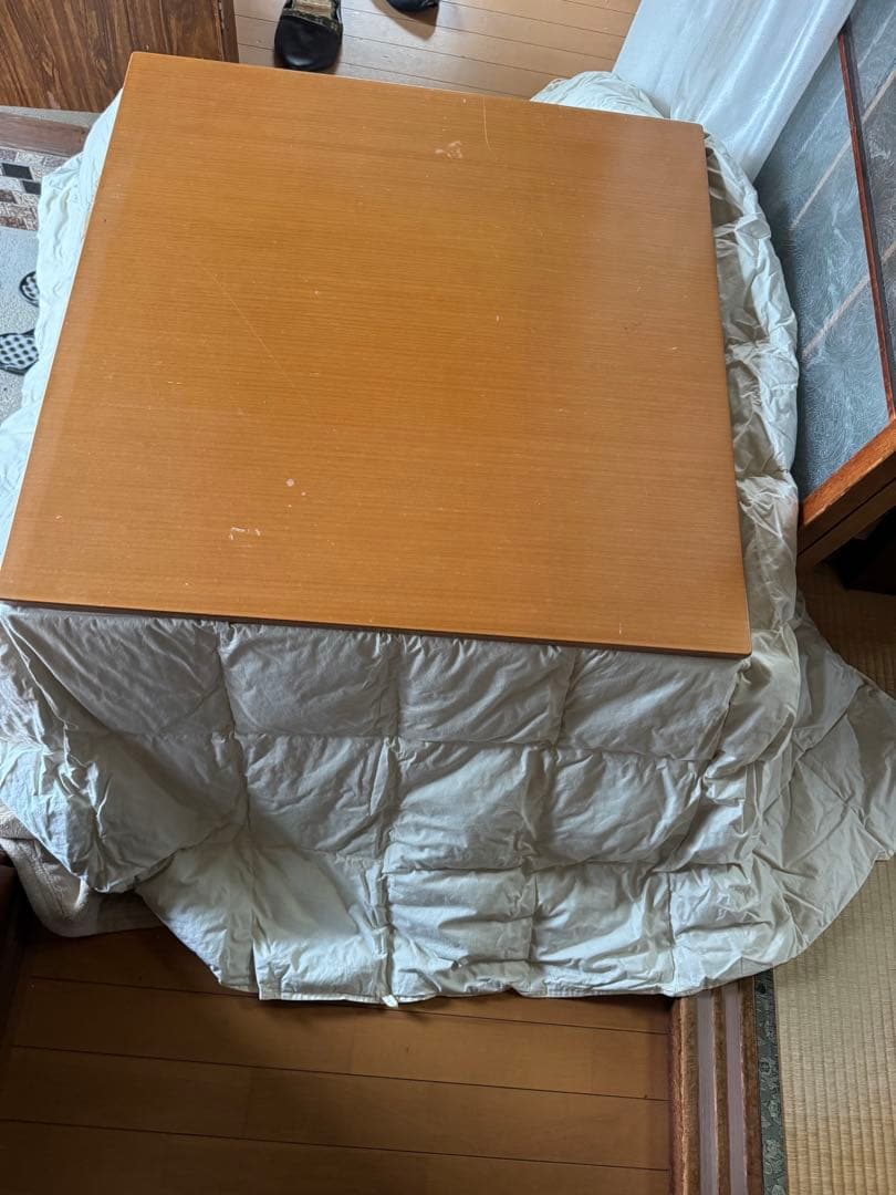 無印良品　正方形こたつ　テーブル MK -758 コタツ布団オマケ