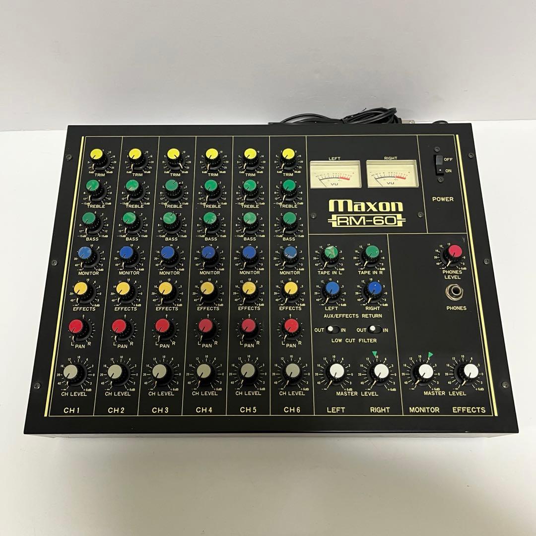 Maxon RM-60 ステレオ ミキサー マクソン