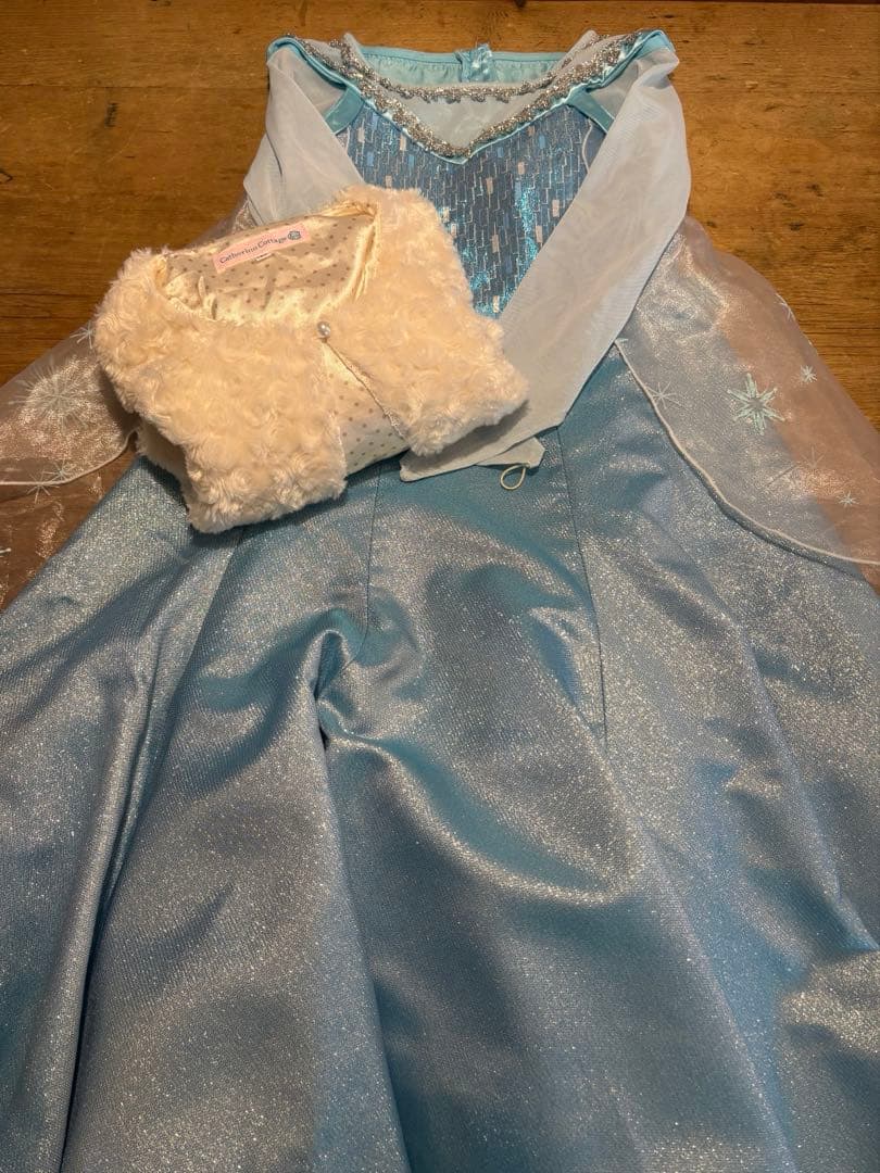 ビビディ・バビディ・ブティック　ドレス　エルサ 120㎝　ボレロ付き