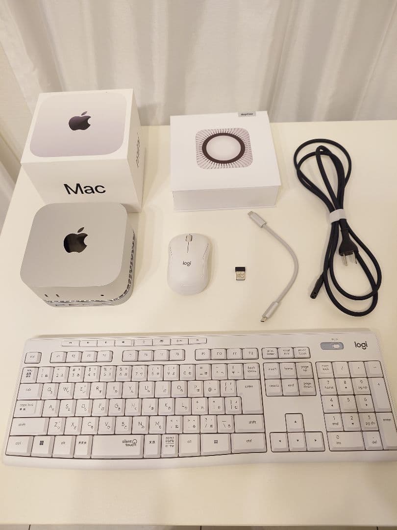 付属品完品Mac mini M4 (2024) 16GB キーボードマウスセット