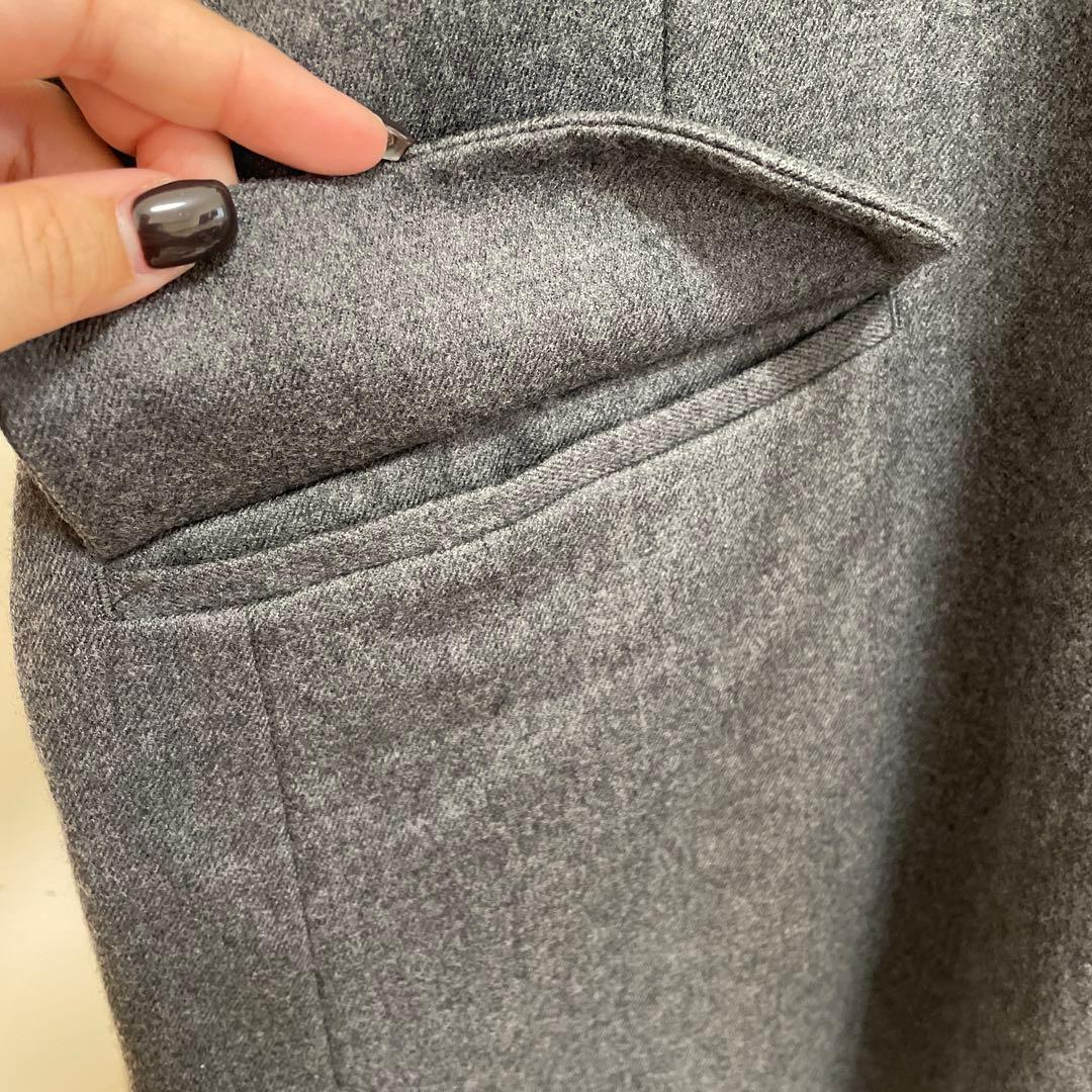 【完売品】【極美品】6(ROKU)Vネック チュニック ウール 日本製