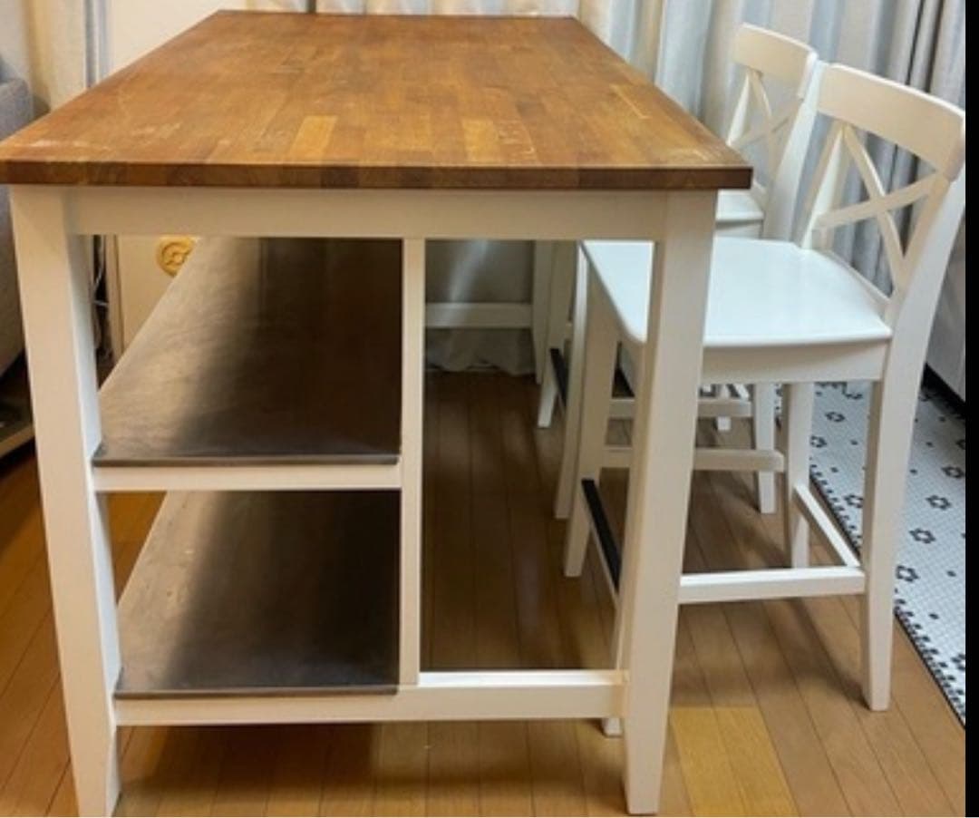 【めるけん 】IKEA STENSTORP アイランドキッチン