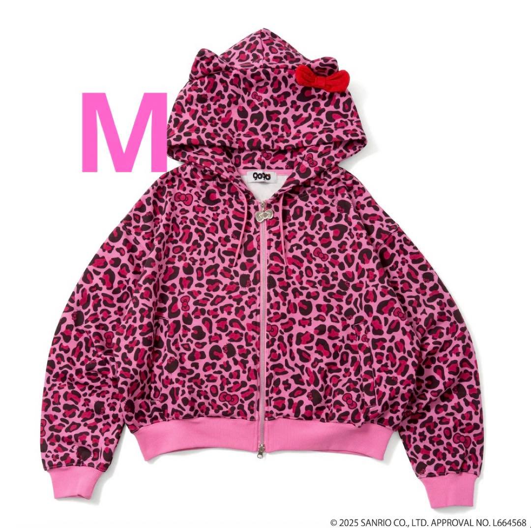 トップス 9090 girl HELLO KITTY Eared Zip Hoodie M