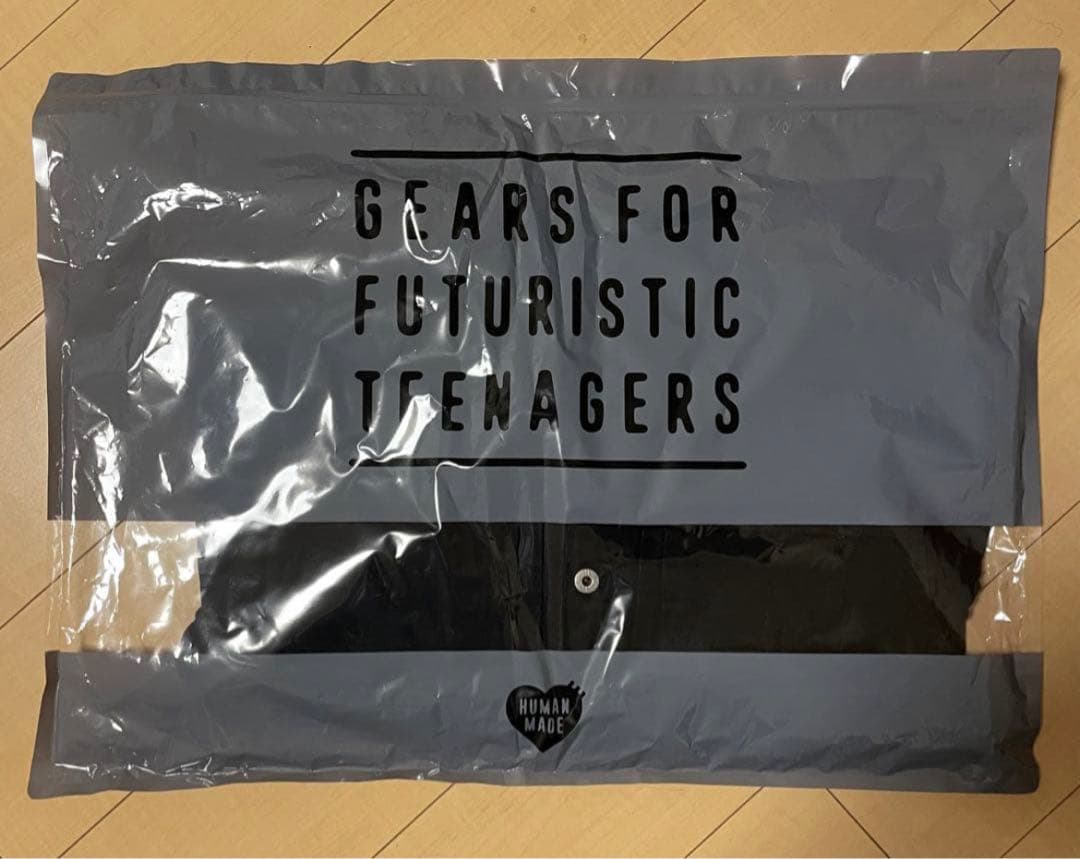 ブラックデニムジャケット クマプリント