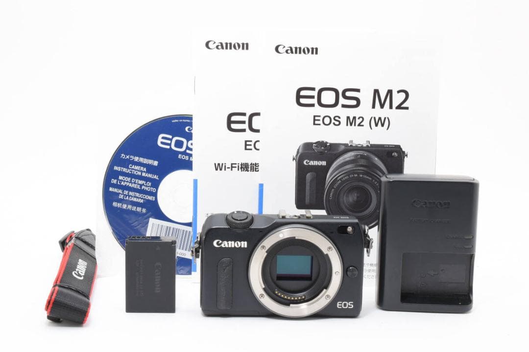 極上品 Canon EOS M2 ボディ ミラーレス 黒 ブラック #1451
