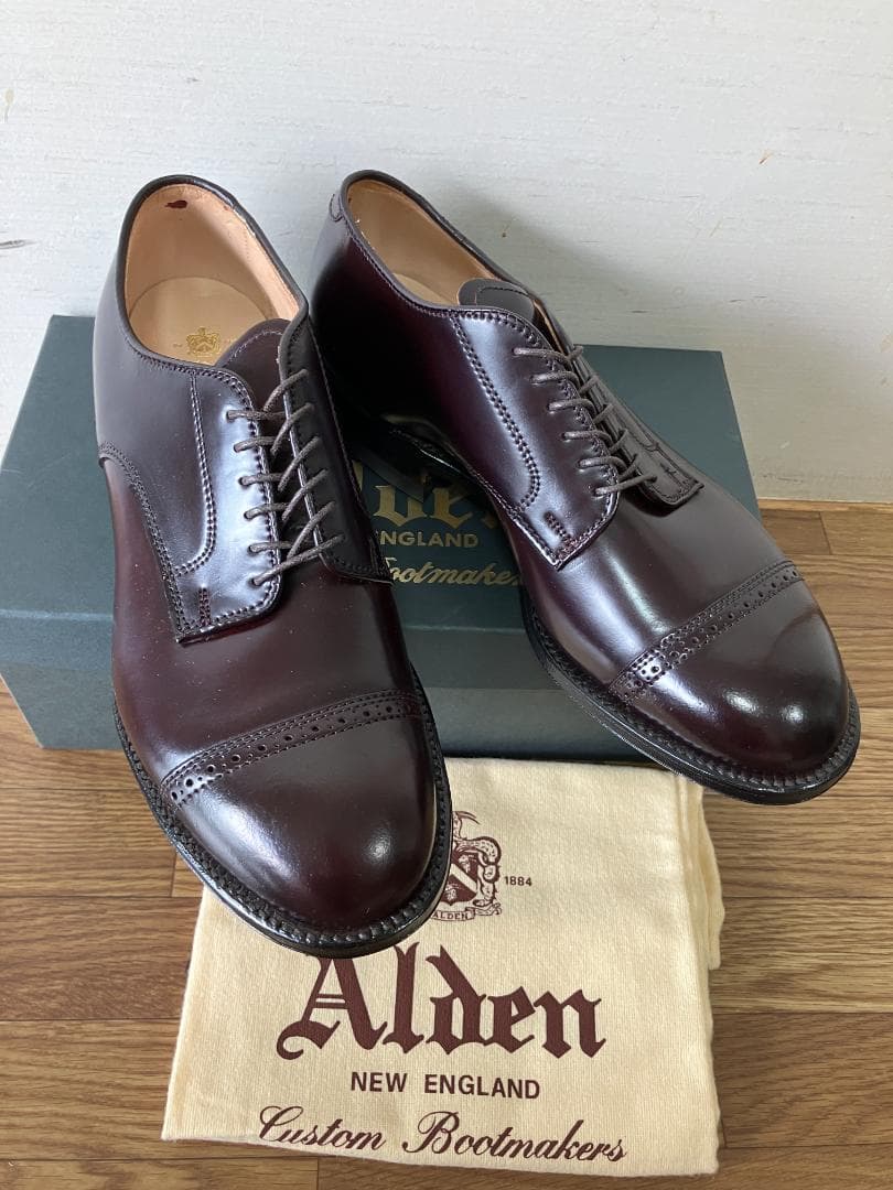 ALDEN オールデン 56201 パンチドゥキャップトゥ　7D