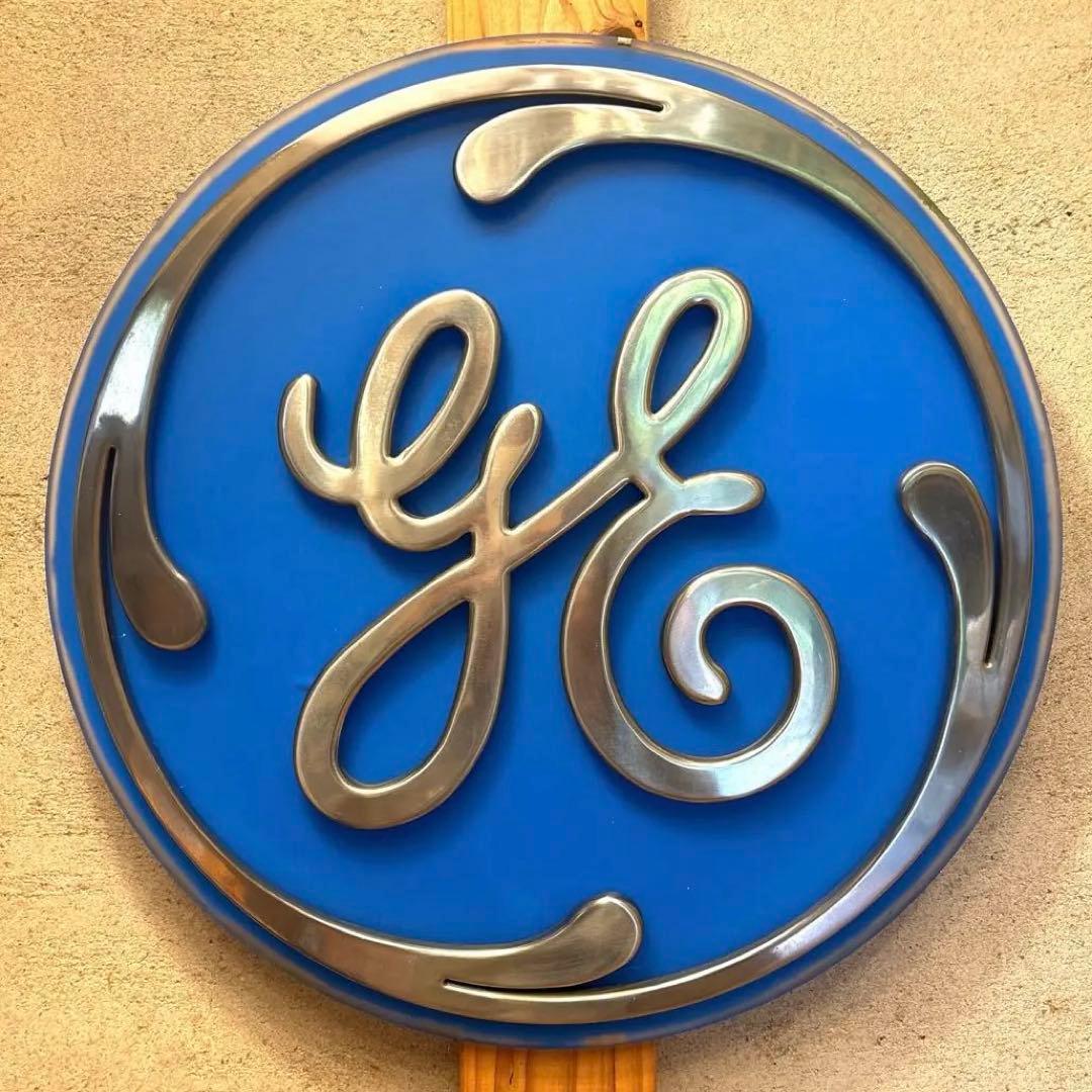 60年代　ゼネラルエレクトリック ロゴ　看板　USA サイン　ガレージ 店舗用