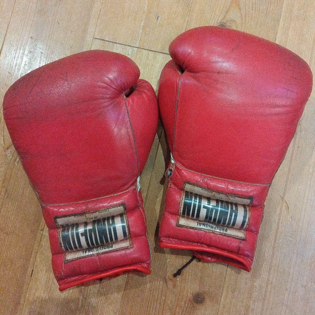 カンペオン　ボクシンググローブ１８オンス　赤