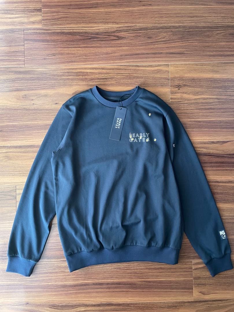 【新品】パーリーゲイツゴルフシャツコラボスヌーピーカットソーロンT紺