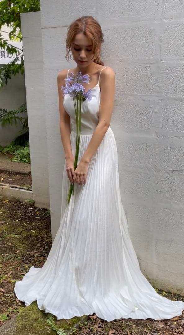 【DRESS PRODUCTION】ボレロ付きプリーツキャミソールドレス