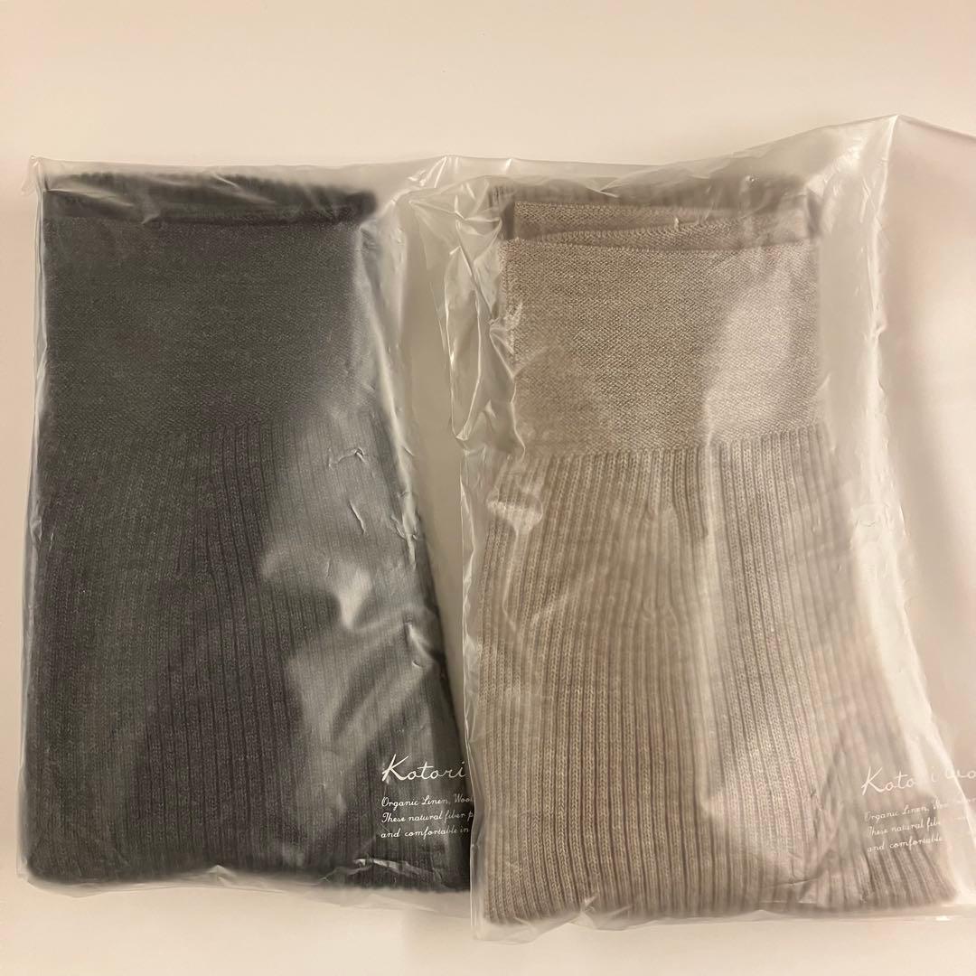 コトリワークス　「リブ・レギンス」(厚手のレッグセーター) Mサイズ　2点