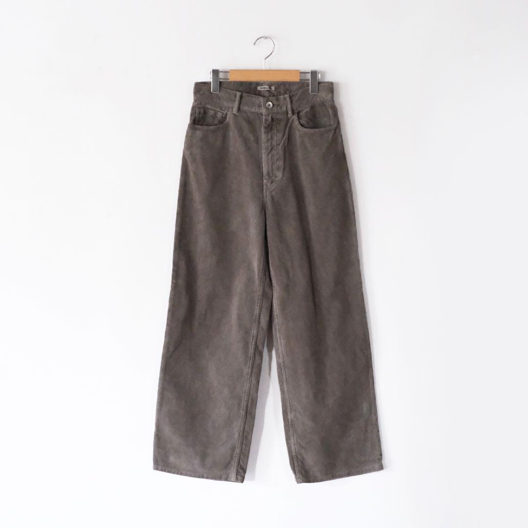 パンツ PIGMENT DYE FINX CORDUROY WIDE 5P PANTS