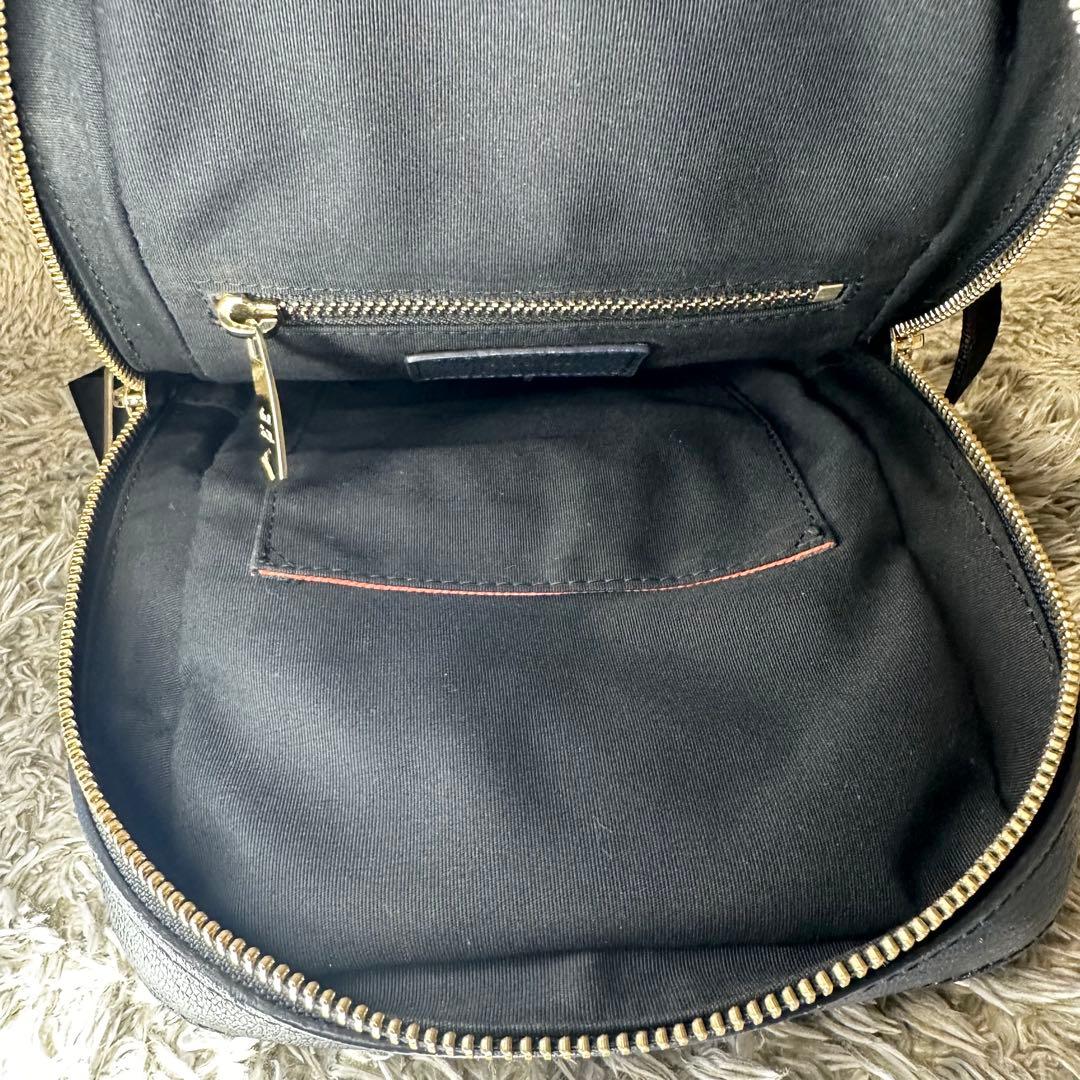 【極美品】ポールスミス　ショルダーバッグ マルチストライプ　ネイビー　レザー