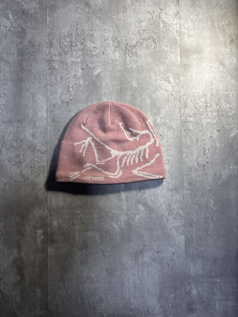 ARC'TERYX BIRD ヘッドトーク　ビーニー帽子　ピンク