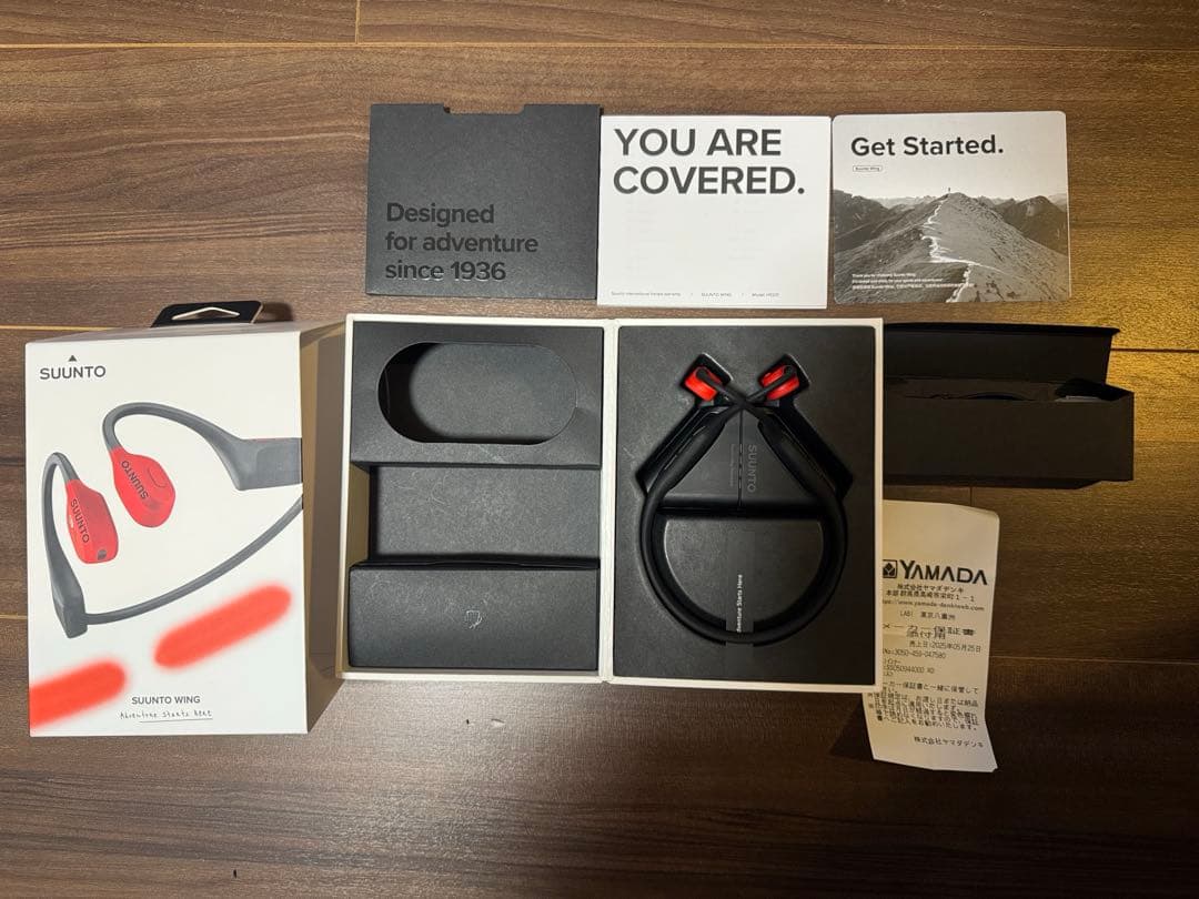 ［保証書付］Suunto Wing Coral Orange 骨伝導イヤホン