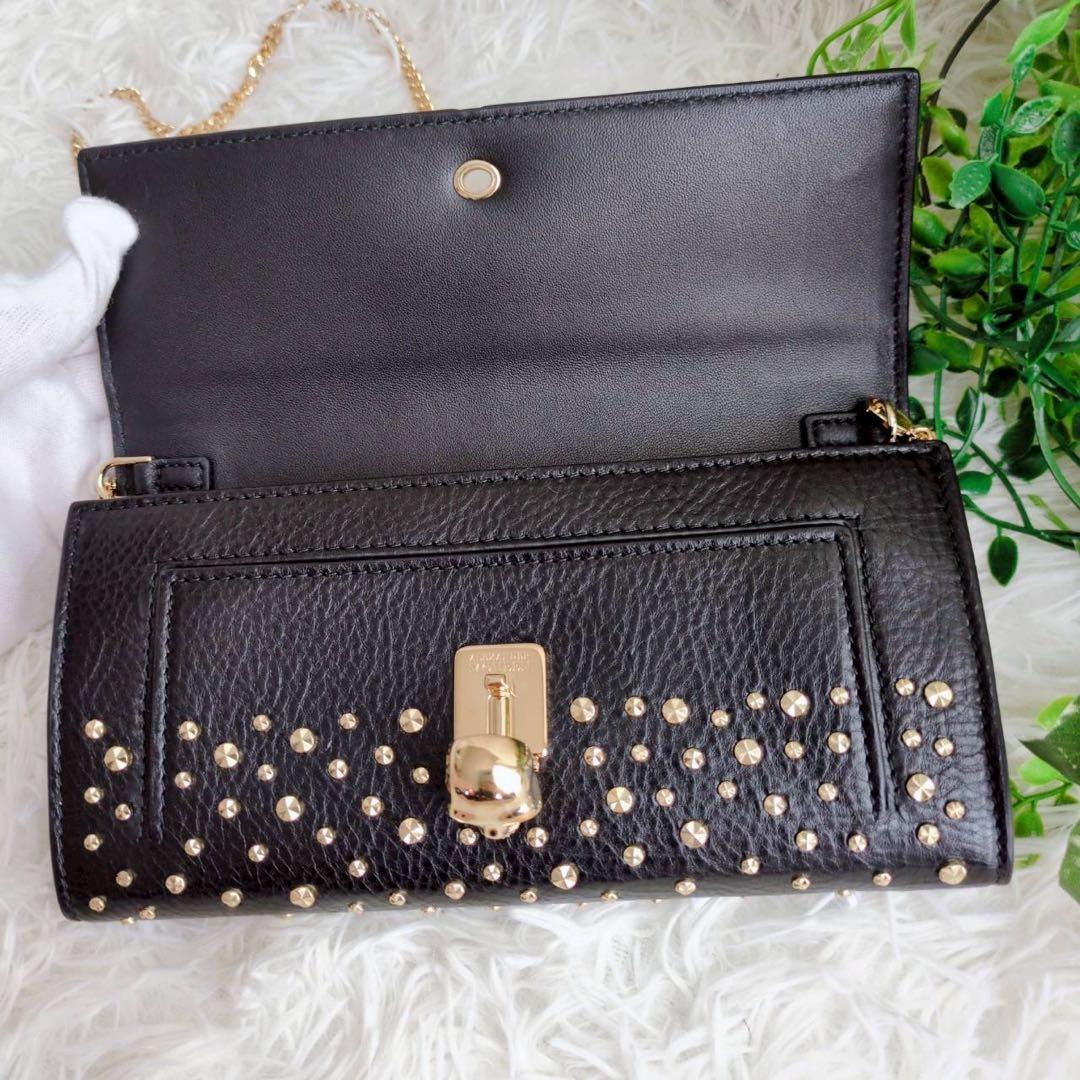 ◾︎美品◾︎ アレキサンダーマックイーン ショルダー ウォレット スタッズ スカル