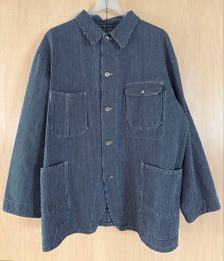 ジャケット・アウター STEINBECK HICKORY STRIPE COVERALLS