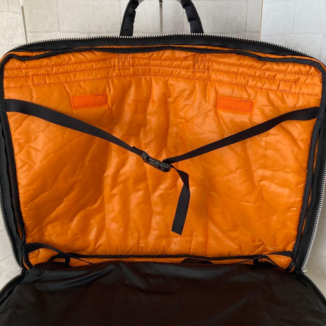 未使用級 完売品 ポーター タンカー 2way ガーメントバッグ ブラック