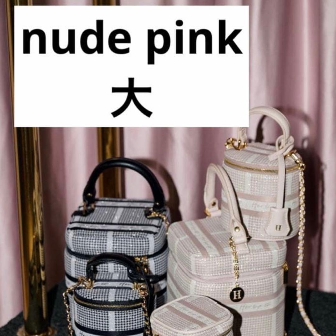 HLT Jacquard Vanity Bag nude pink バニティ