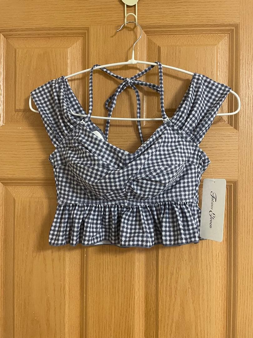 三愛水着 gingham check 3点セット「Totasu eleven」