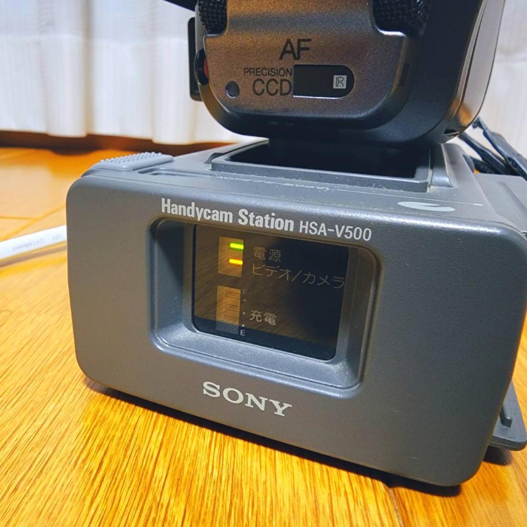 【動作確認済】SONY 高画質 Hi8 ビデオカメラ CCD-TR3 説明書 付